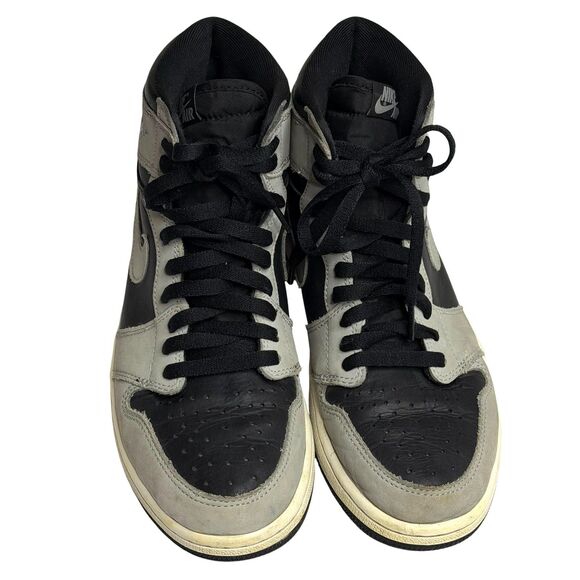 Nike Air Jordan 1 Retro High OG Swoosh Shoes Sneakers Black Gray 9 main image 5